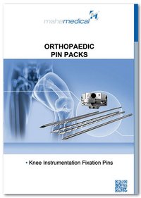 Orthopaedic pin packs - Knee Instrumentation Fixation pins Orthopaedic pin packs - Knee Instrumentation Fixation pins